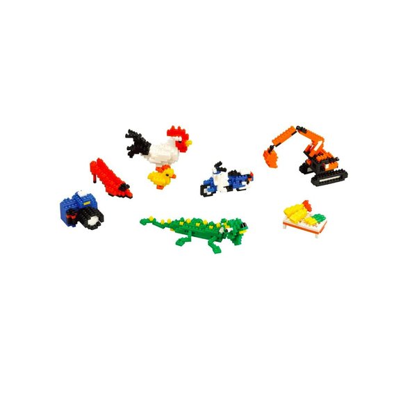 Nanoblock 014 Standard Color Set 800 Pc tiny Lego - Picture 6 of 7